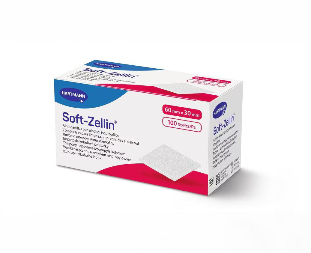 Alcohol pads (isopropanol) 60 x 30 mm, individually wrapped, 100 pces